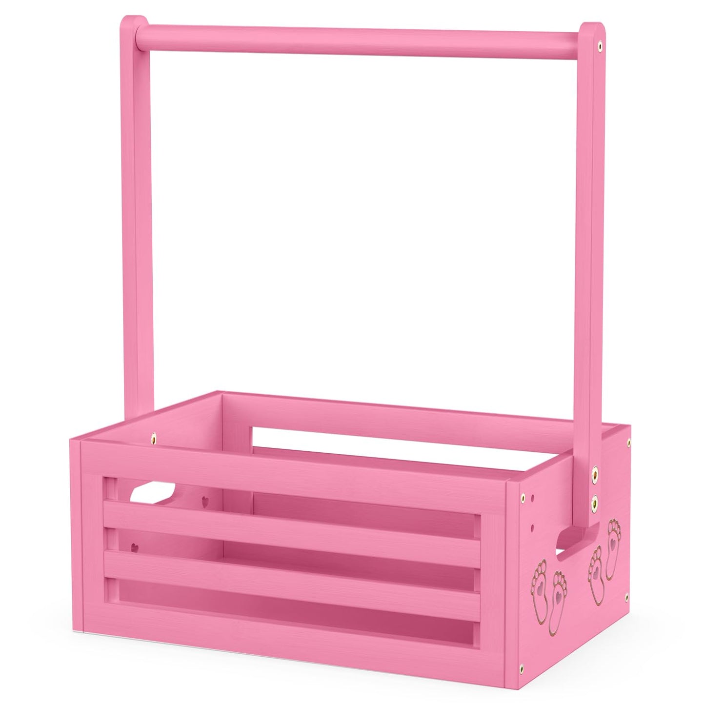 Multi-functional Bamboo Gift Basket - Small - Pink